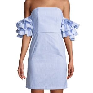StyleKeepers Malibu Ruffle Off The Shoulder dress